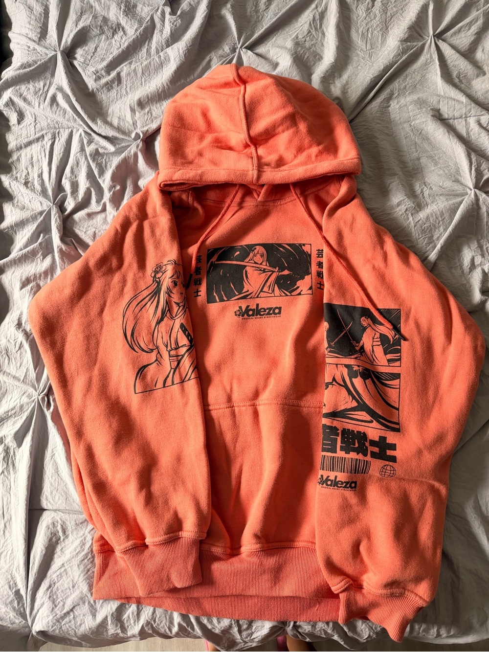 Coral Graphic Hoodie - Women's Pullover Sweatshirt